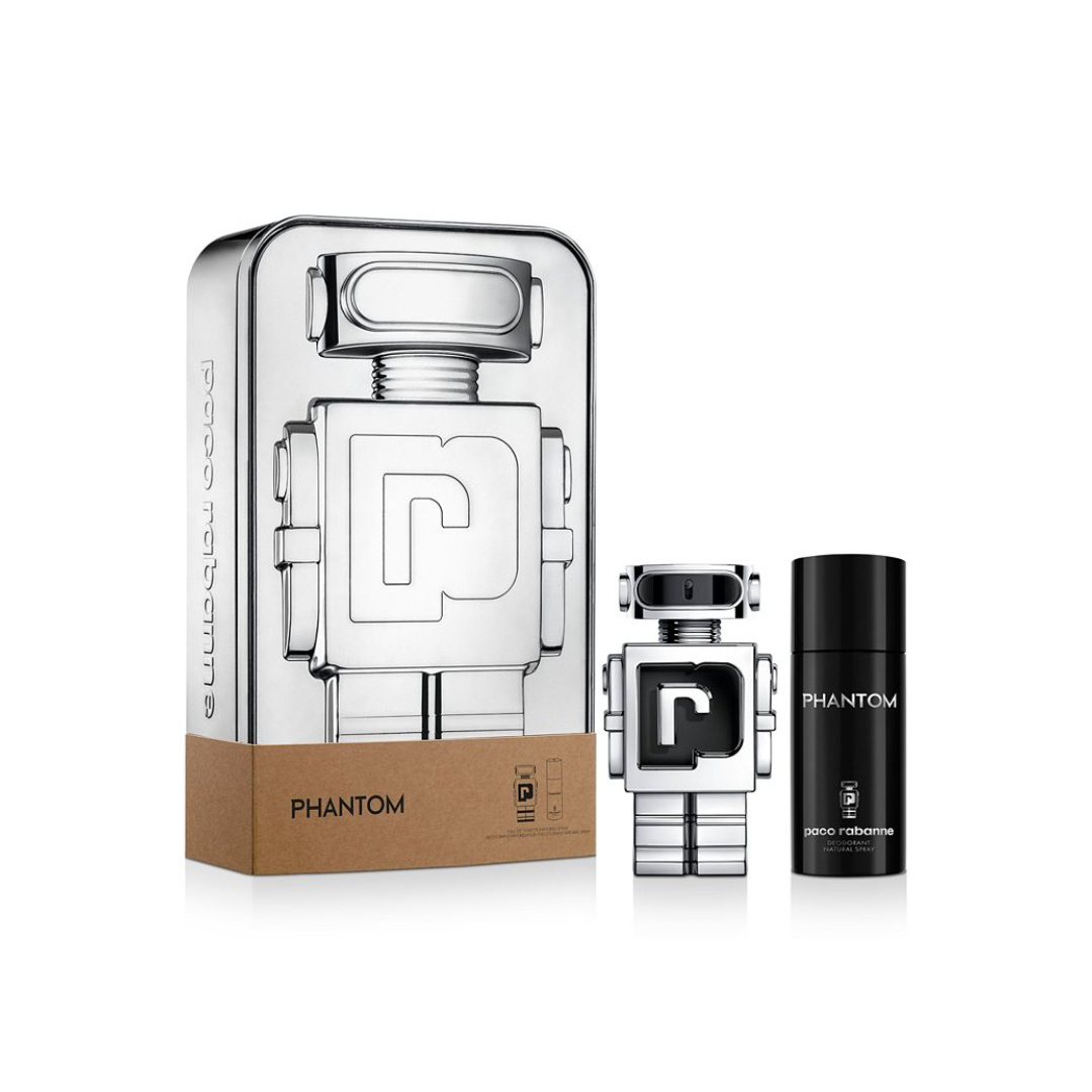 Gift Set Paco Rabanne Phantom 2pcs (EDT 100ml + Deodorant Spray 150ml)