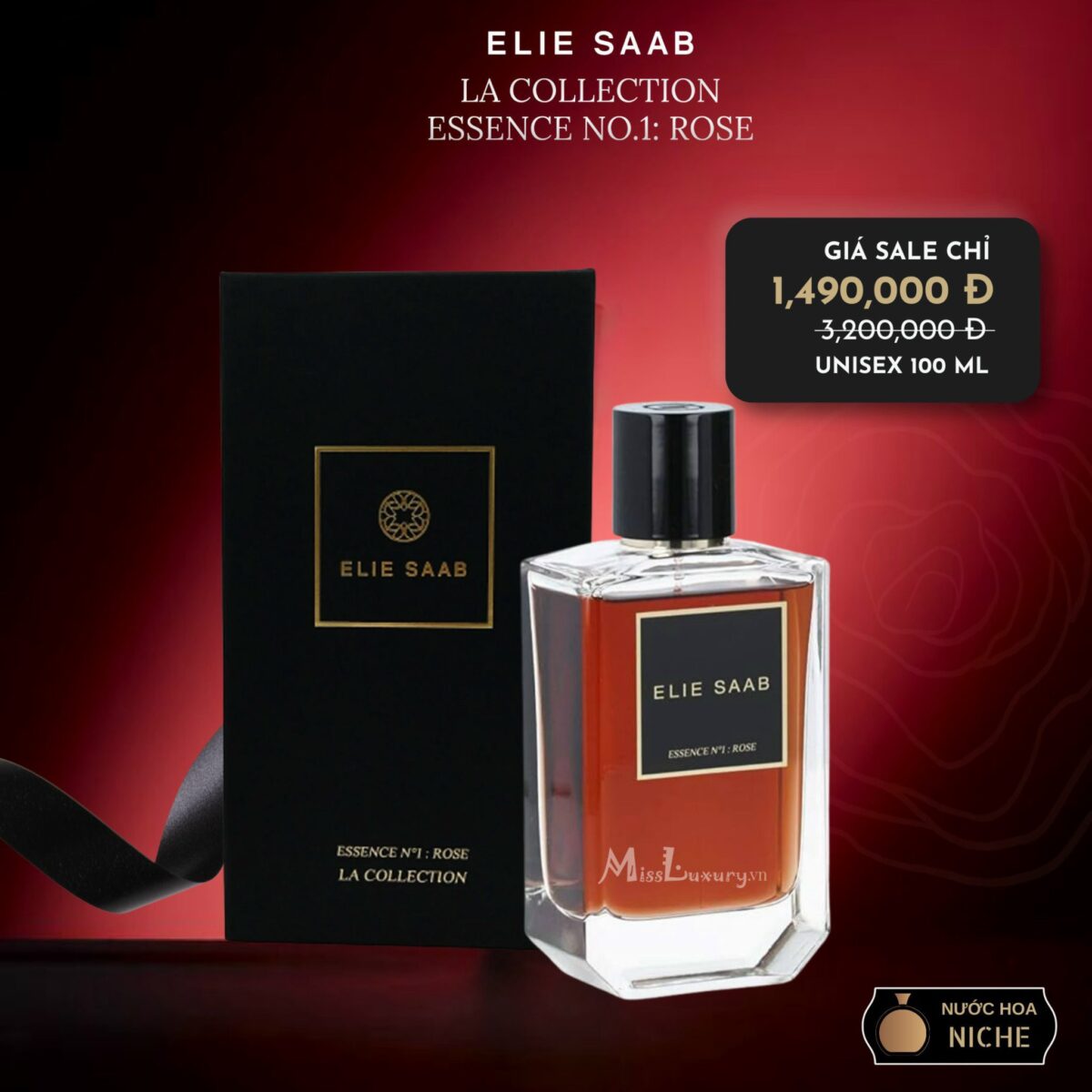 Khuyến mãi – Niche Elie Saab Collection Essence No.1 Rose