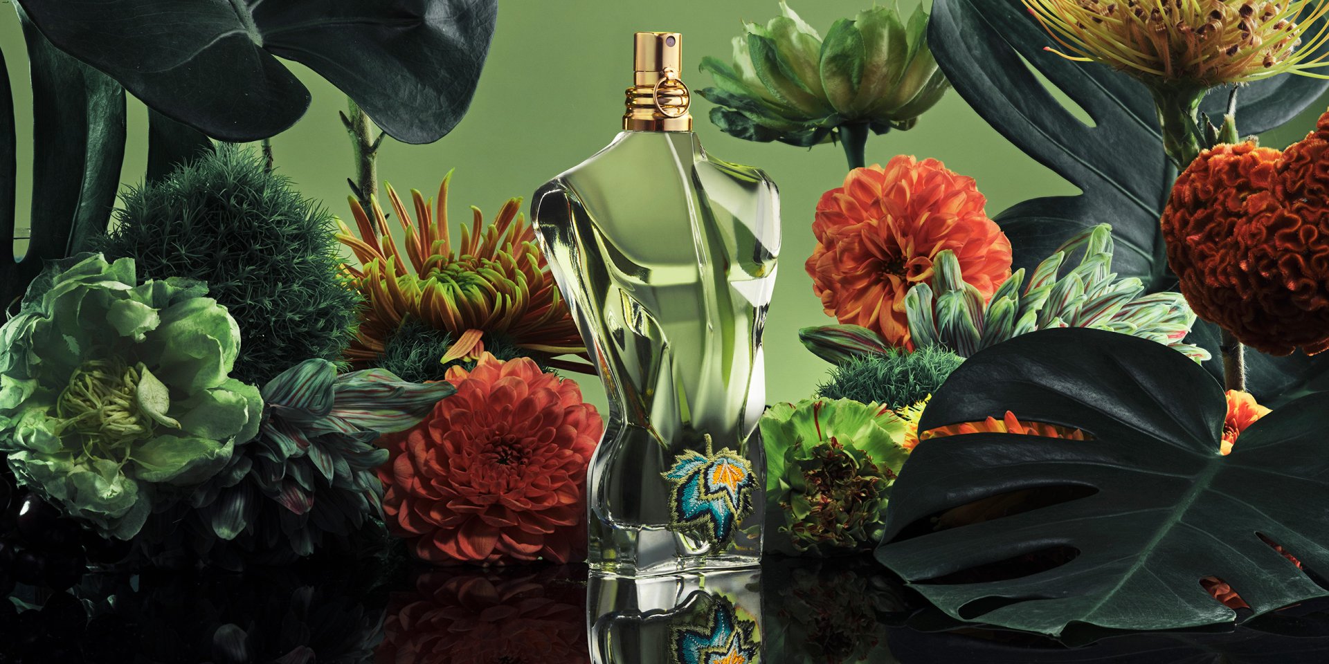 bottle le beau paradise garden eau de parfum jean paul gaultier