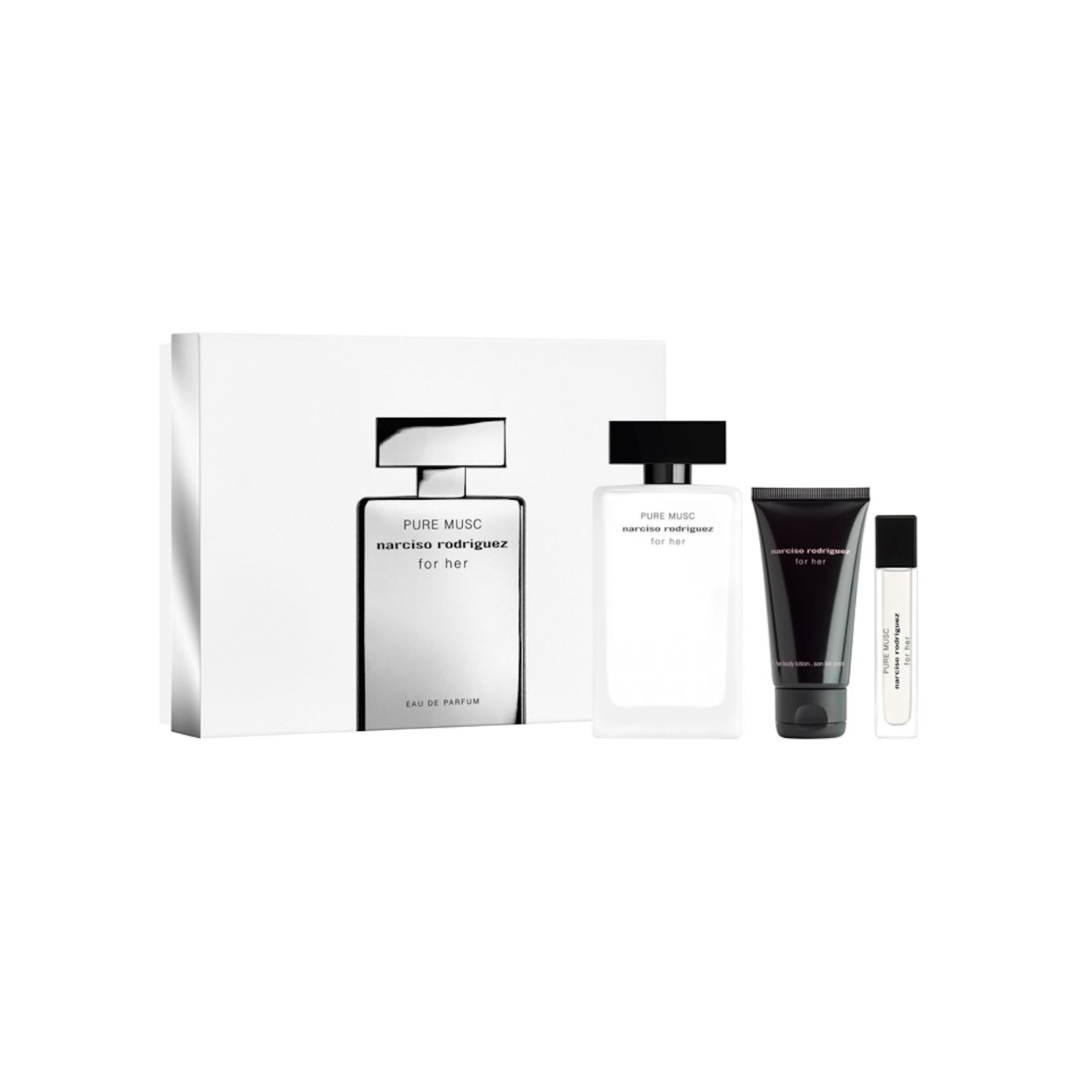 Gift Set Narciso Rodriguez Pure Musc For Her 3pcs